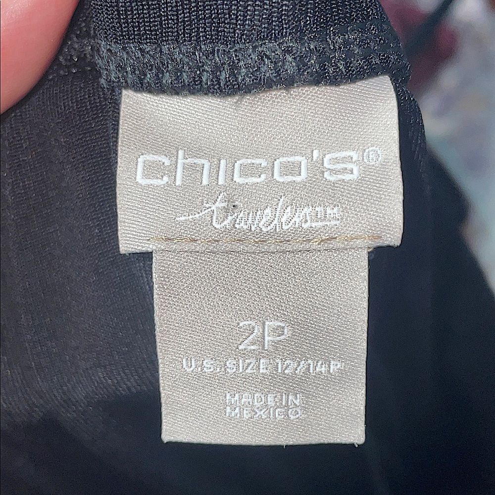 Chico's Black Traveler's Tank and Pant Set - Picture 3 of 11